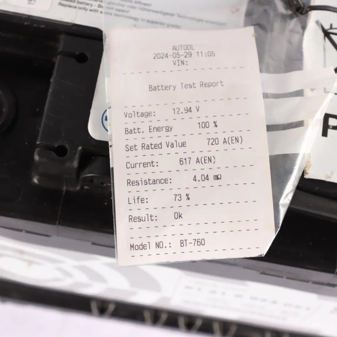 BMW AGM 12V Accumulator Battery 70Ah 720A 9326470
