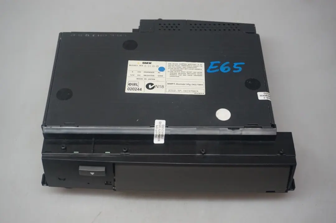 6-fold CD Changer Multichanger with Magazine BMW 7 Series E65 E66 - SKU 6926933 - Part number 6926933