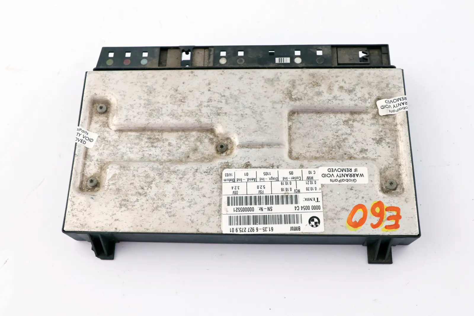 BMW 5 7 Series E60 E61 E65 E66 Seat Control Module Ecu Sensor 6927275