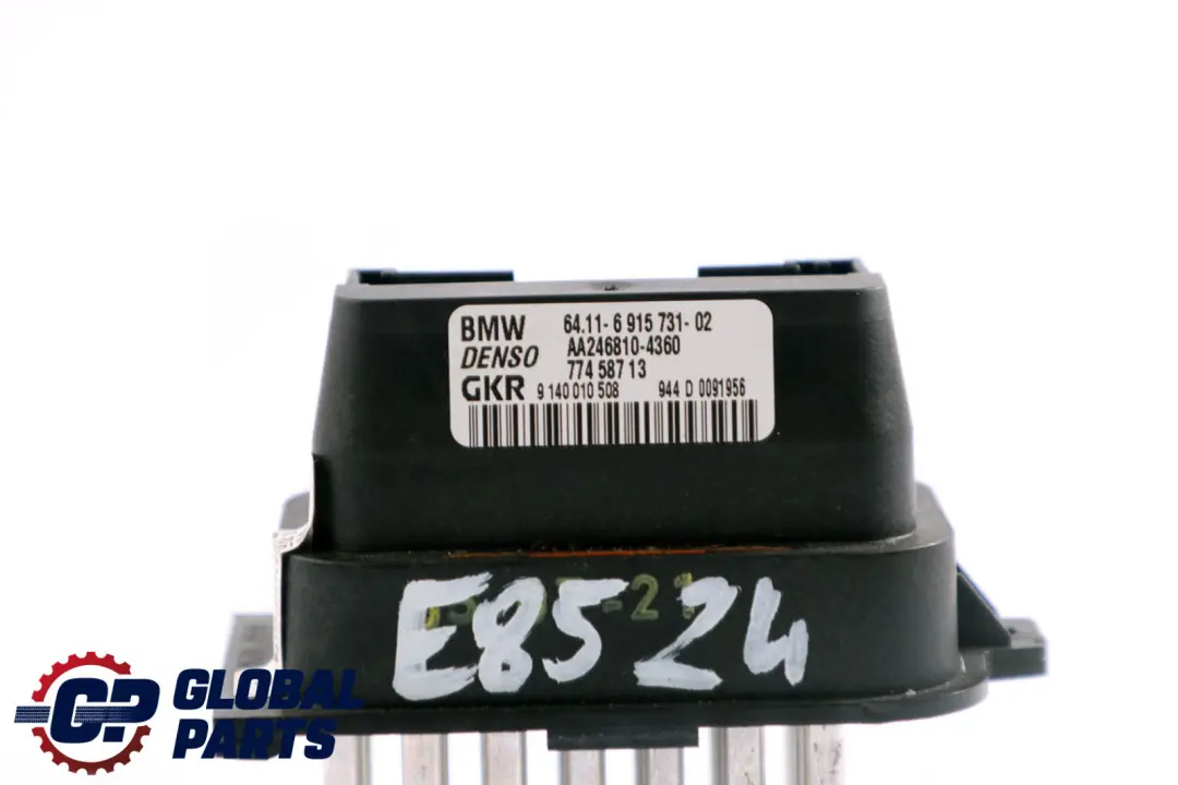 BMW Z4 E85 E86 Resistor del soplador del calentador Ajuste alto 6915731