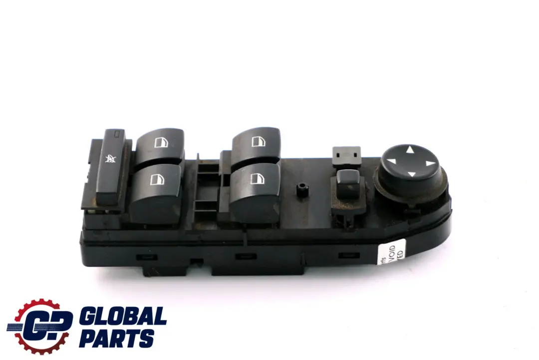 BMW 5 Series E60 E61 Switch Window Lifter Driver's Side Black 6927643