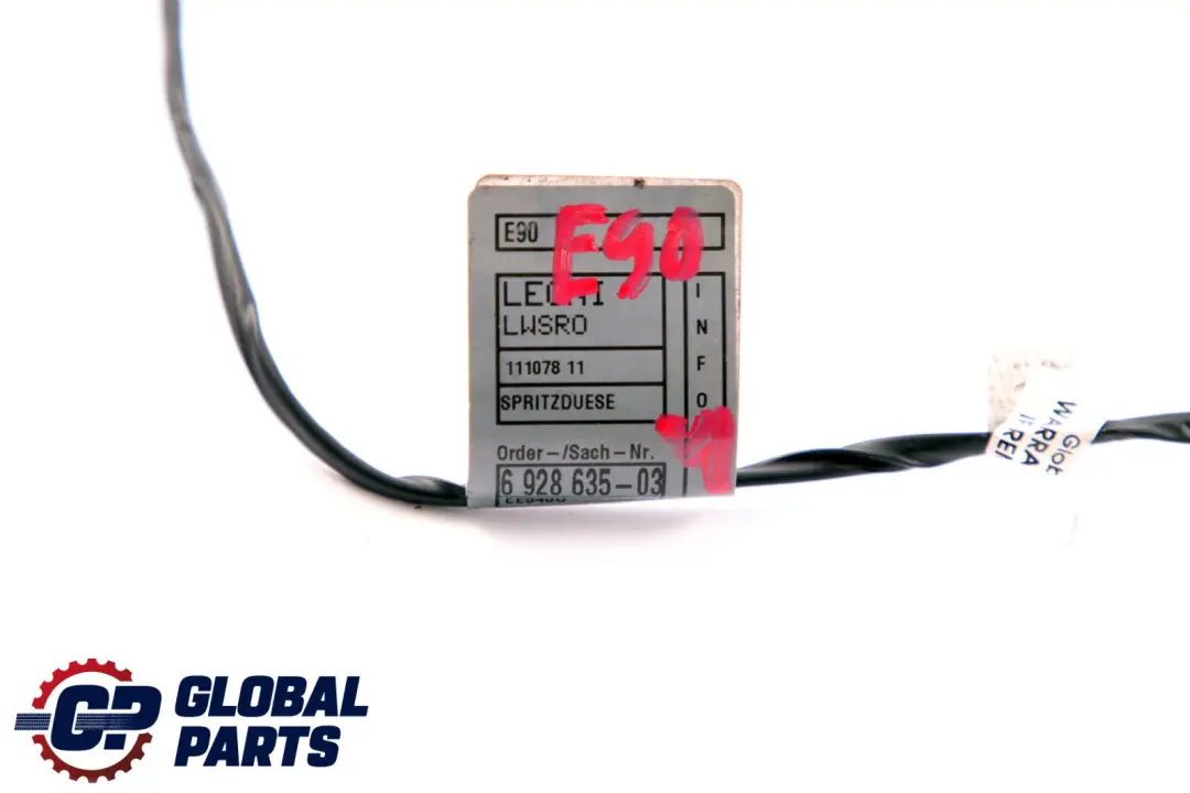 BMW 3 E90 E91 Conduite Bec Chauffe Cable 6928635