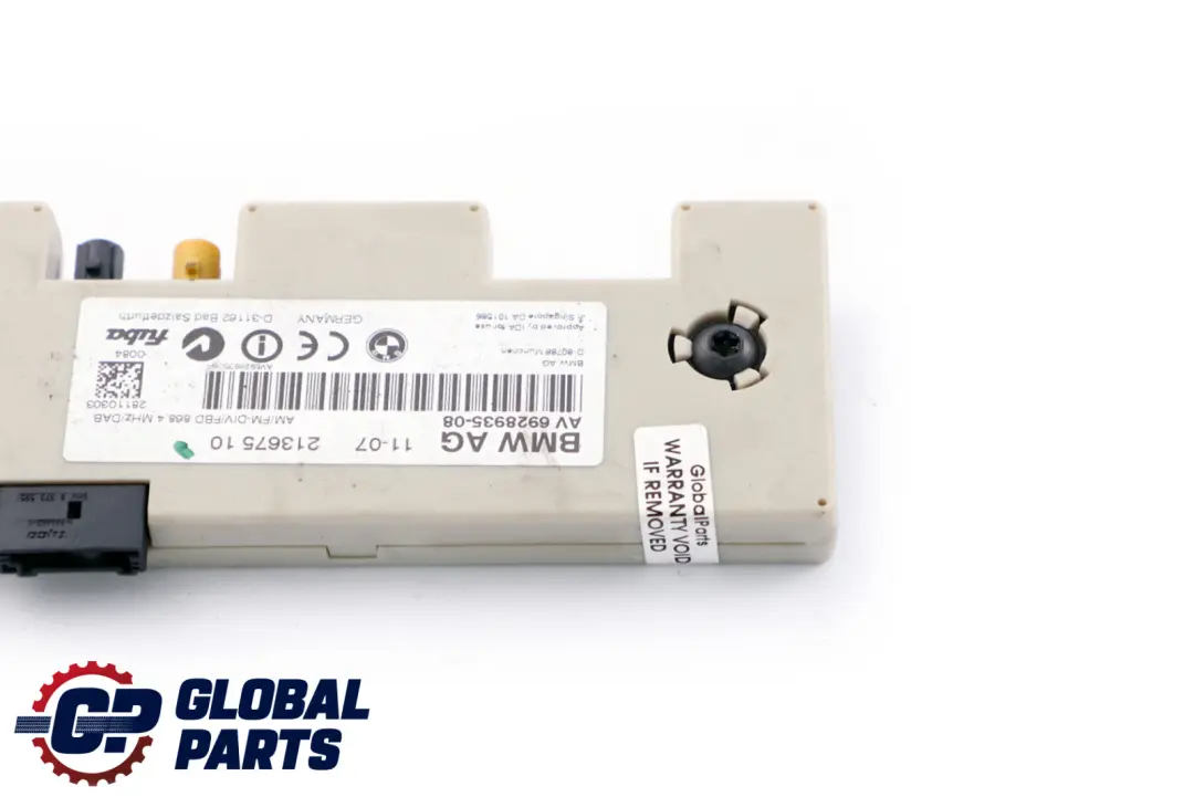 BMW E82 E90 E92 Antena Amplificador Diversity DAB Unidad De Control 6928935