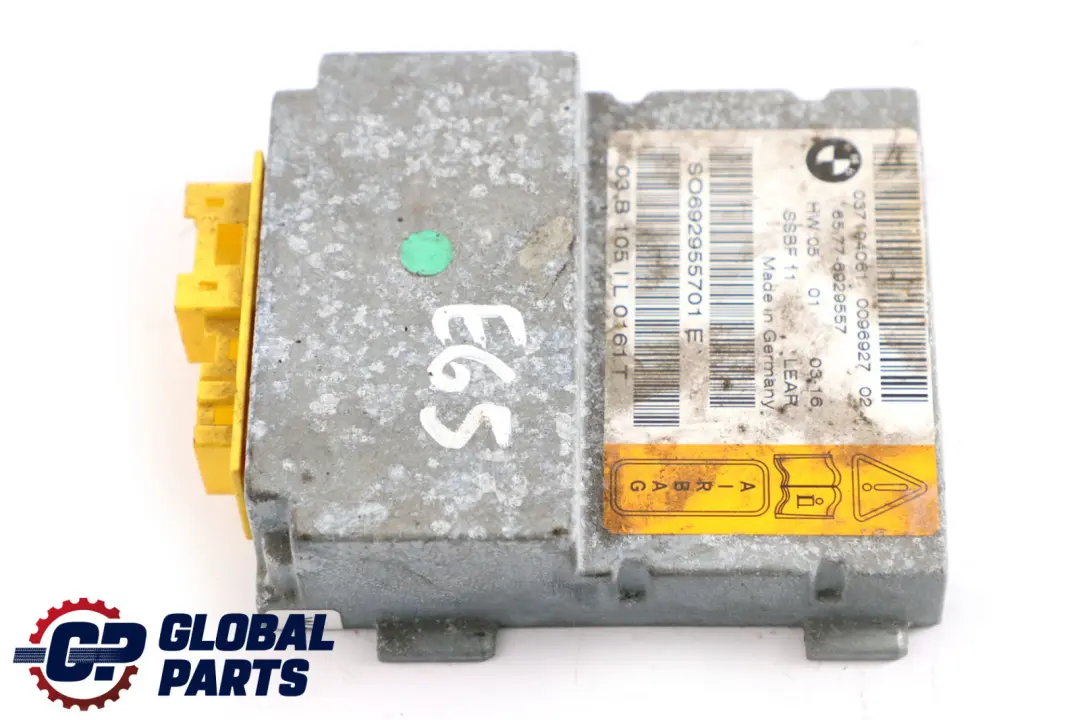 BMW 7 Series E65 E66 Driver's Seat Airbag Sensor Control Unit Module 6929557