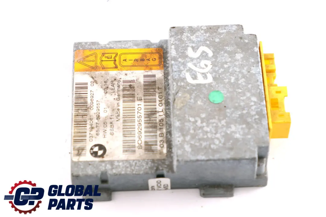 BMW 7 Series E65 E66 Driver's Seat Airbag Sensor Control Unit Module 6929557