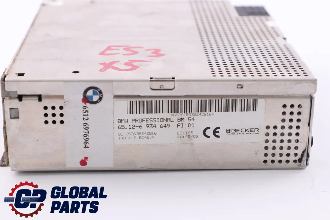 BMW E39 E46 E53BMW Radio Profesional TMC Becker 6934649