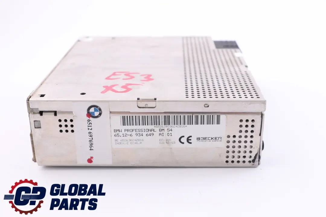 BMW E39 E46 E53BMW Radio Profesional TMC Becker 6934649