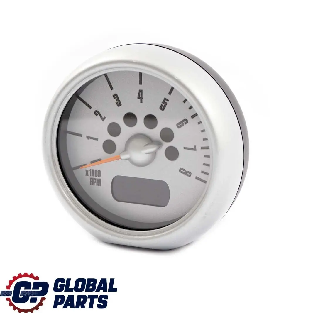 Rev RPM Counter Mini Cooper R50 R52 R53 Petrol Tachometer Gauge Silver 6936294