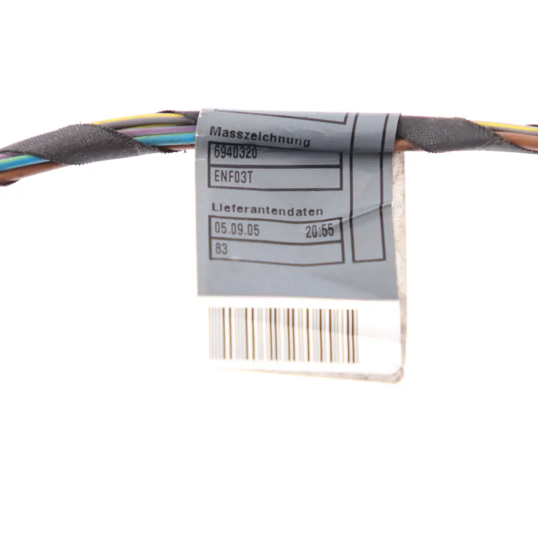 BMW E90 Luz Cable Lámpara Enchufe Cableado Lado Trasero Izquierdo 8369702