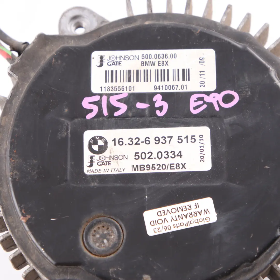 BMW E81 E87 E87N E90 E90N E91 E92 Ventilador Motor Refrigeración 6937515