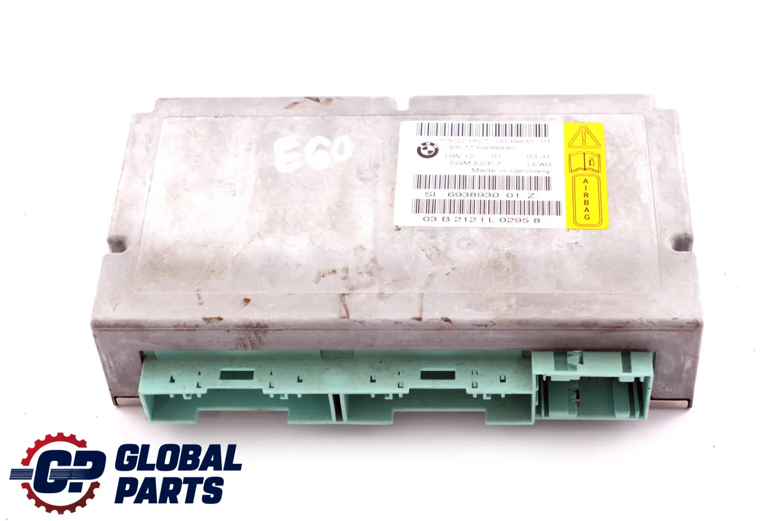 BMW 5 Series E60 E61 Airbag ECU Control Unit Gateway Module 6938930