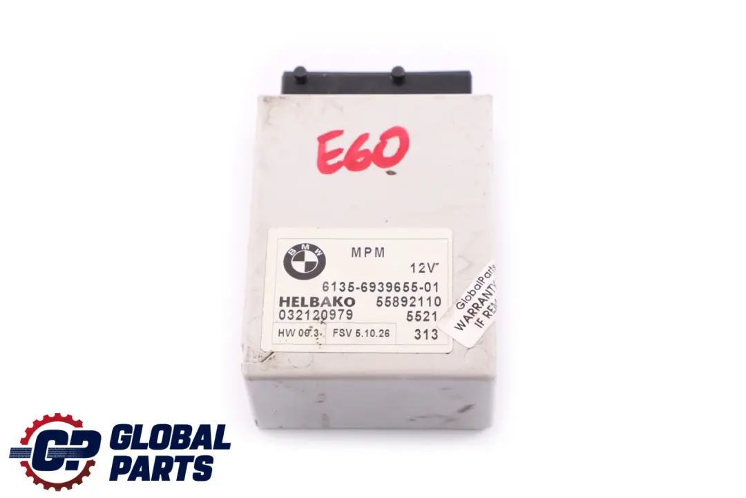 BMW 5 6 Series E60 E61 E63 E64 Micro Power Control Module MPM ECU 6939655