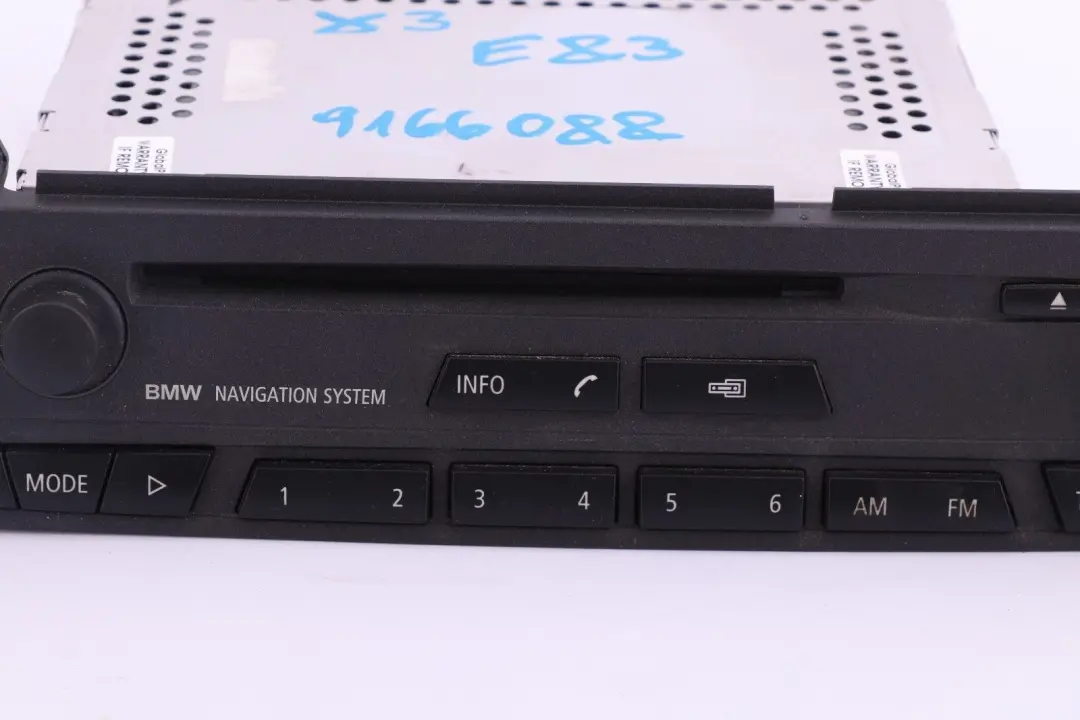 BMW X3 Series E83 Radio Navigation System CID Control Unit CD Player 6939670