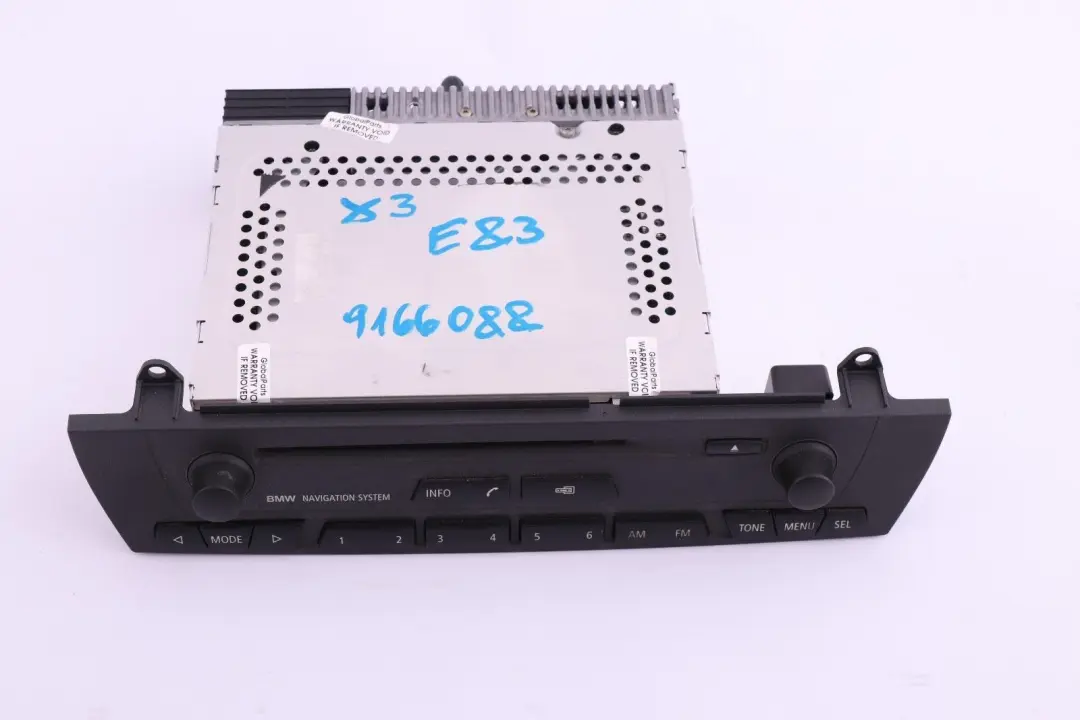 BMW X3 Series E83 Radio Navigation System CID Control Unit CD Player 6939670