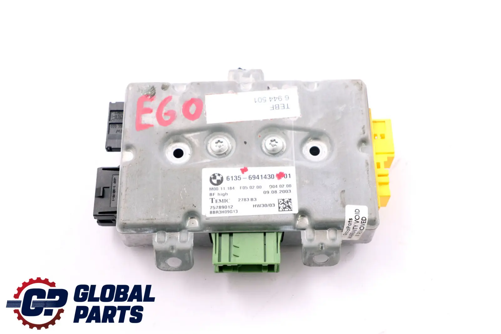 BMW 5 6 Series E60 E63 Passenger Door Airbag Control Module N/S 6941430