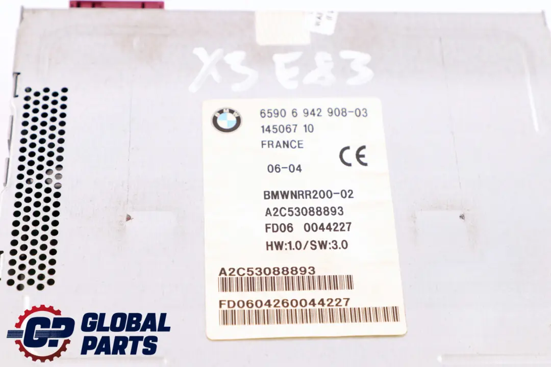 BMW E46 X3 E83 Navegador Ordenador GPS Sistema Reproductor DVD Unidad 6942908