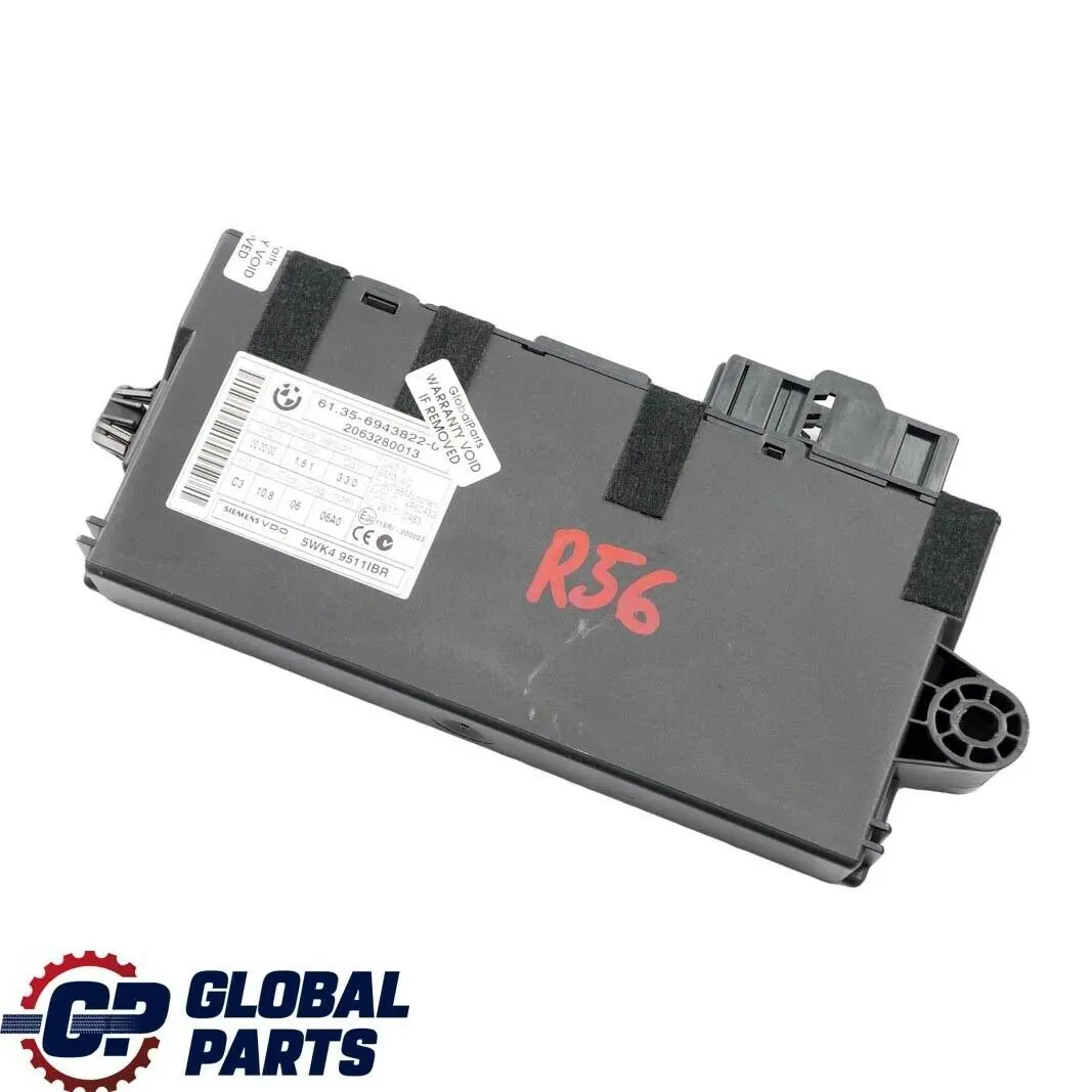 Mini Cooper R55 R56 R60 CAS ECU Unidad Control Módulo Lectura Llaves 6943822