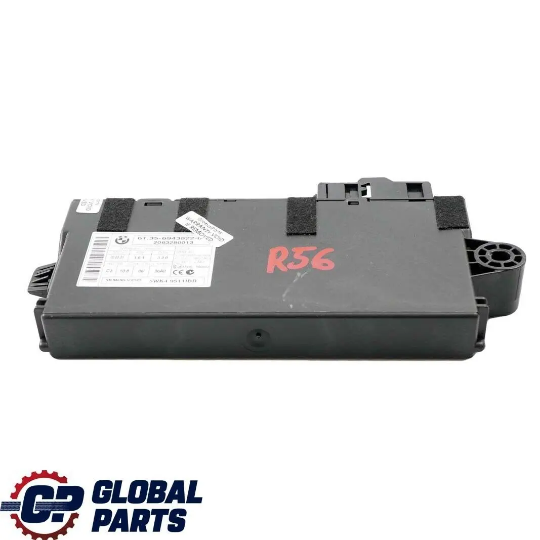 Mini Cooper R55 R56 R60 CAS ECU Unidad Control Módulo Lectura Llaves 6943822