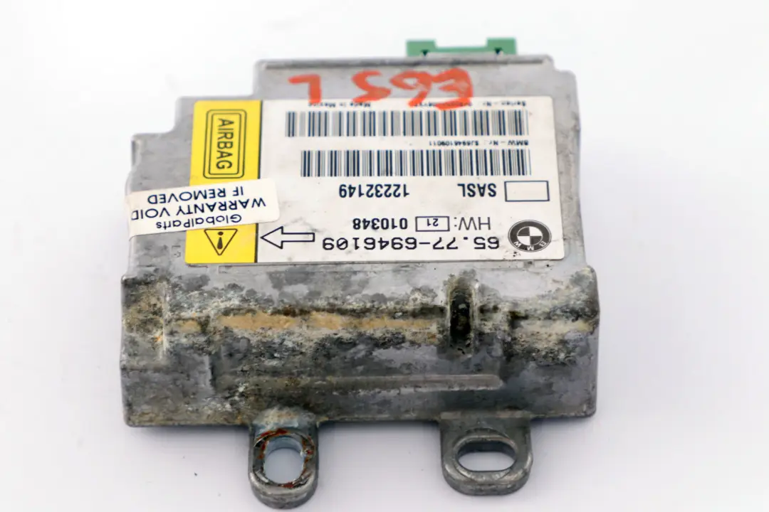 BMW 7 Series E65 E66 A-Pillar Sensor Left N/S 6946109
