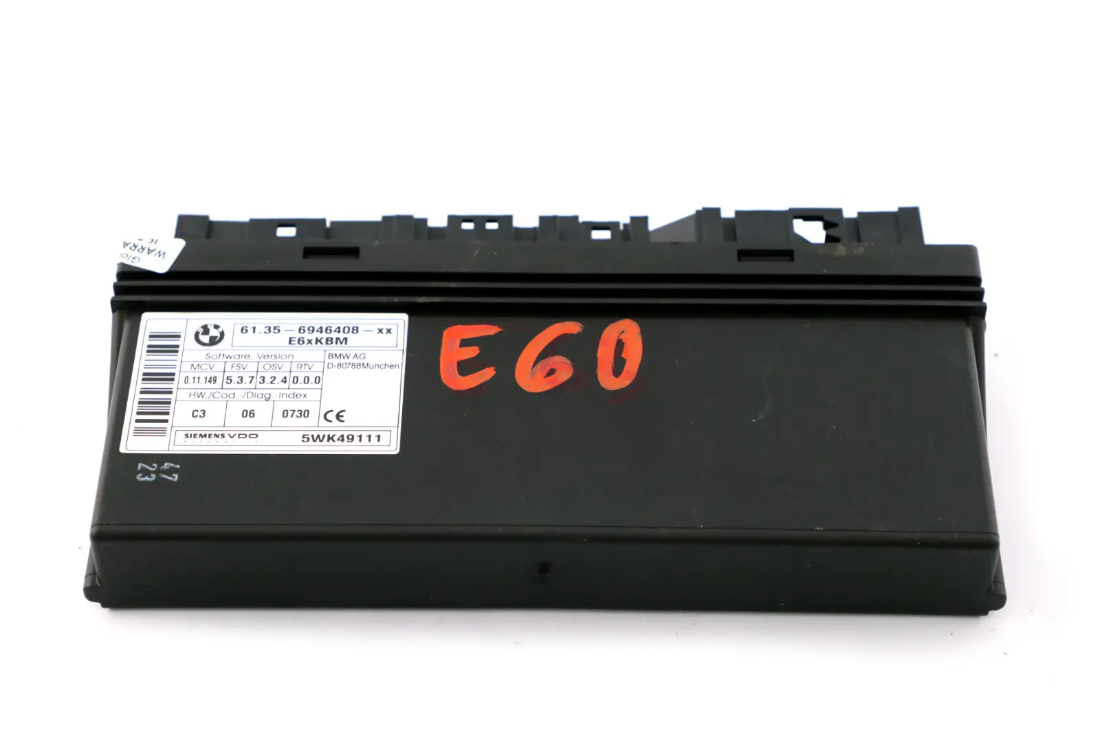 BMW 5 6 Series E60 E63 E64 Body Control Module ECU Control Unit 6946408