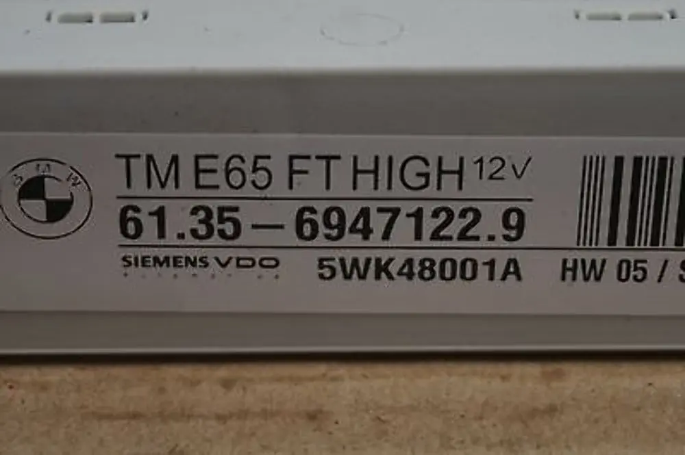 Control unit door front driver side BMW 7 Series E65 E66 E67 - SKU 6947122 - Part number 6947122
