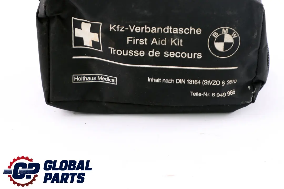 BMW &amp; MINI Universal First Aid Emergency Medical Kit Pouch Black