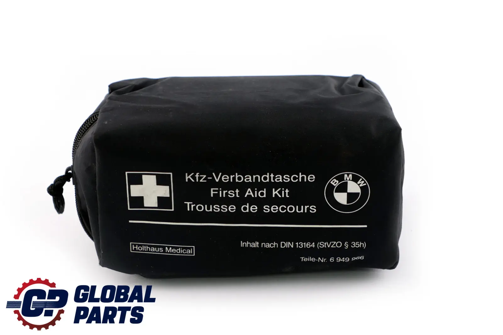 BMW & MINI Universal First Aid Emergency Medical Kit Black Pouch