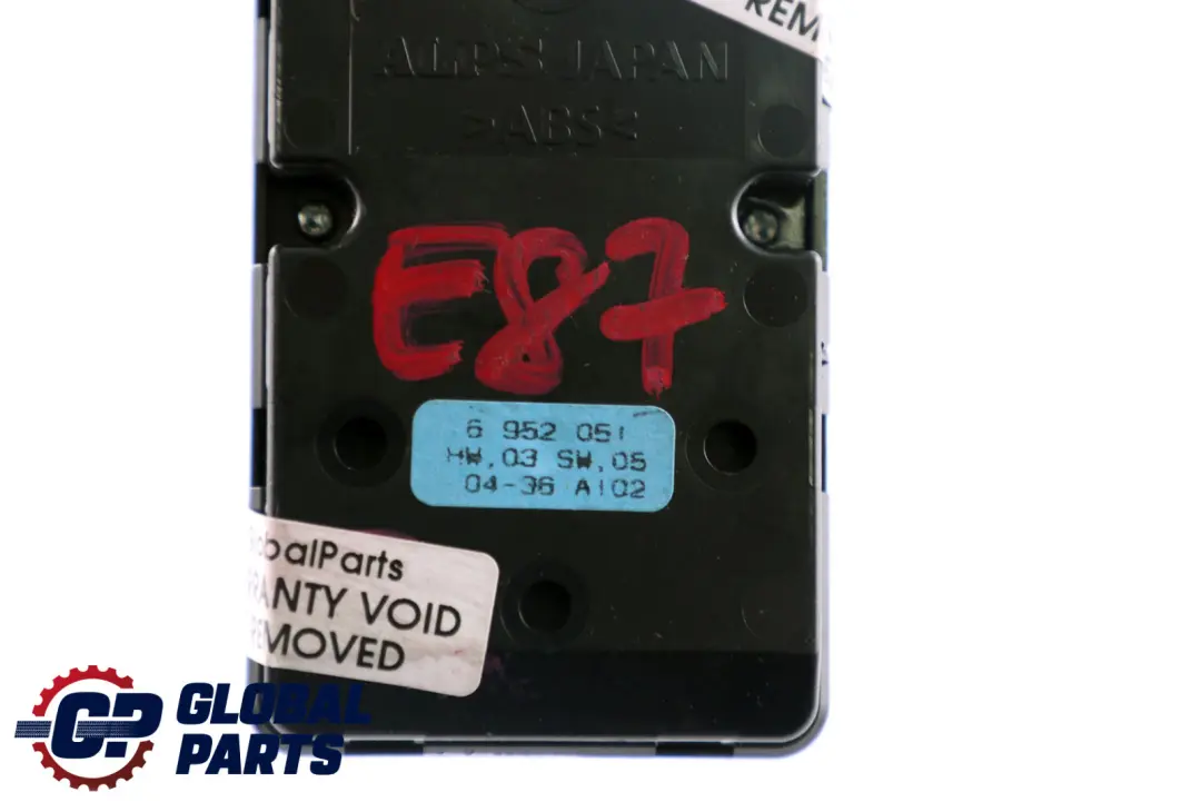 BMW E87 E87N Driver's Side Right Window Lifter Switch O/S 6952051