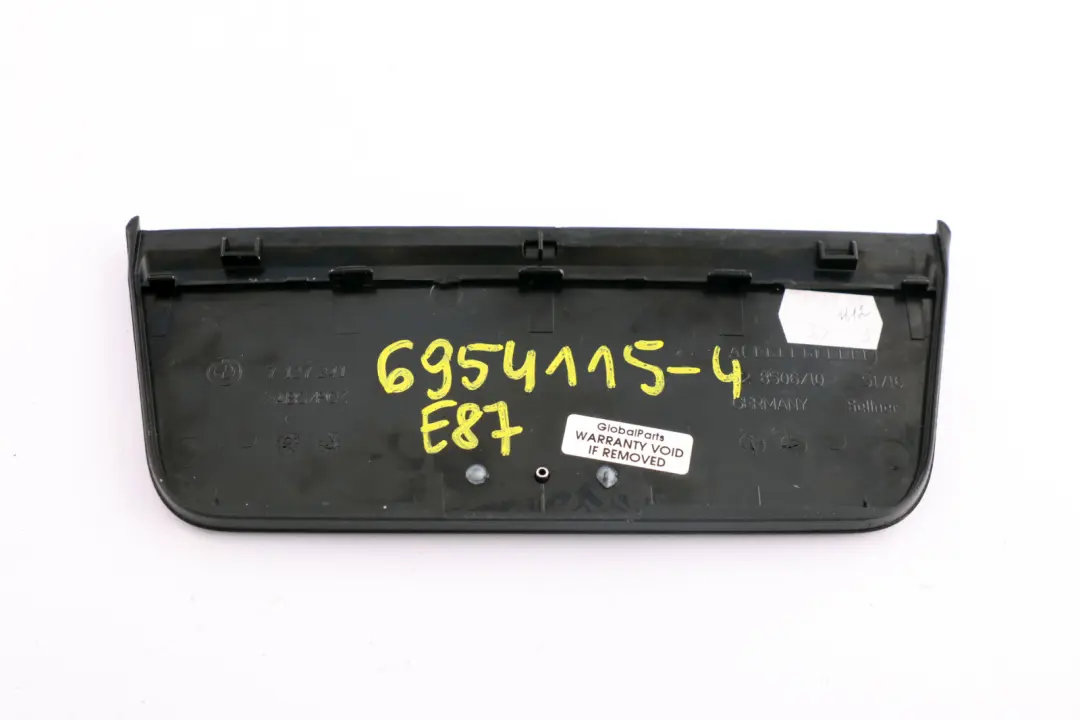 BMW 1 Series 4 E87 Ashtray Cover Trim Tray Decor Gomera Black Front 7127241