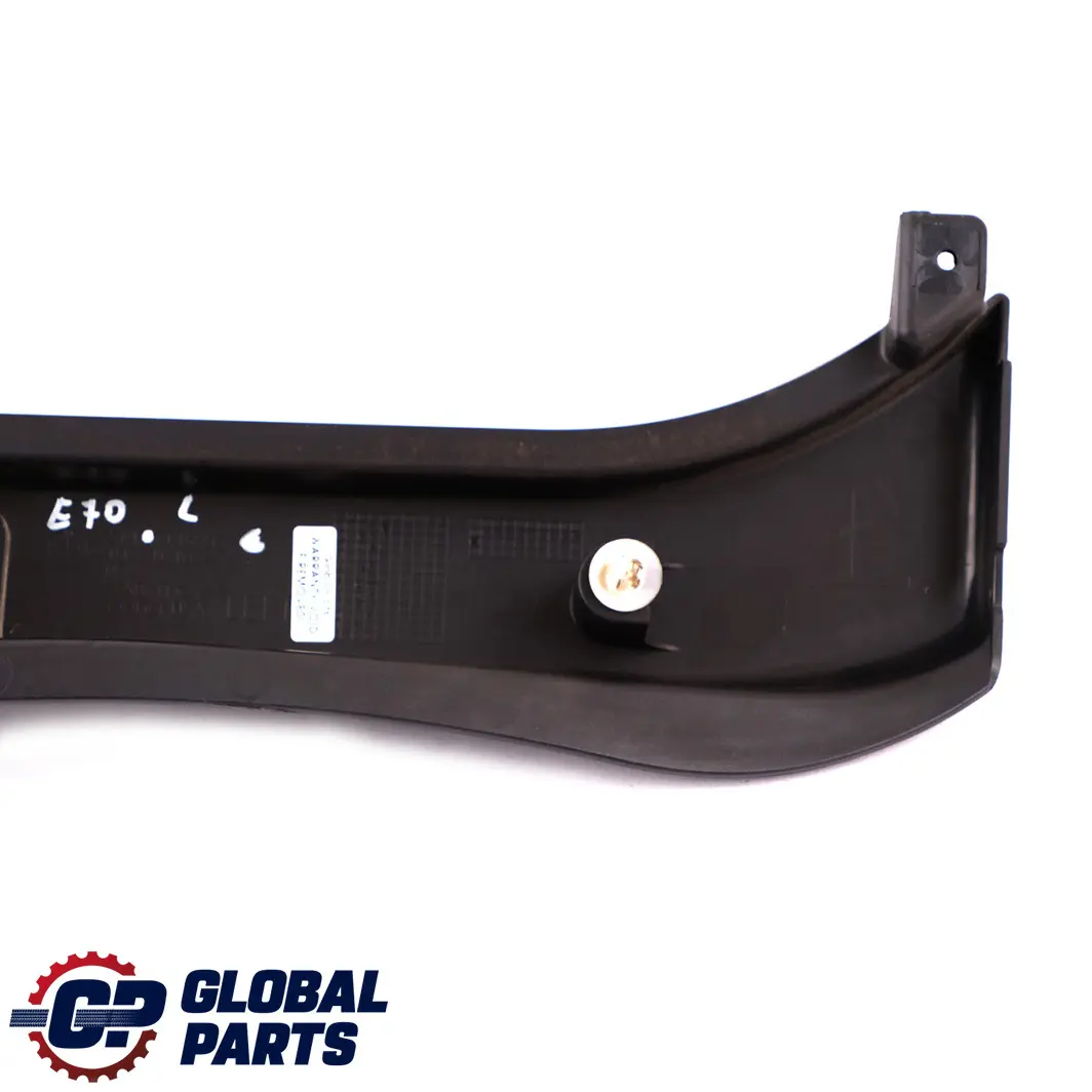 BMW X5 E70 Tapa Pilar D Embellecedor Inferior Izquierda N/S Negro 7145953