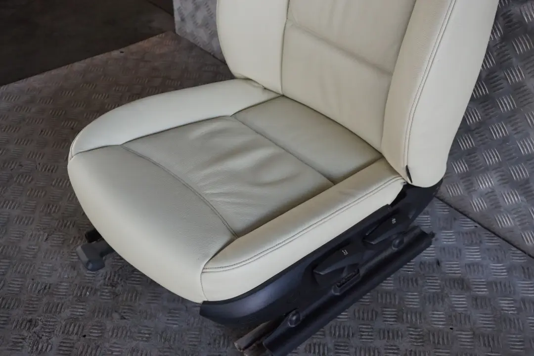 BMW E90 E91 Lemon Leather Interior Front Left Seat N/S