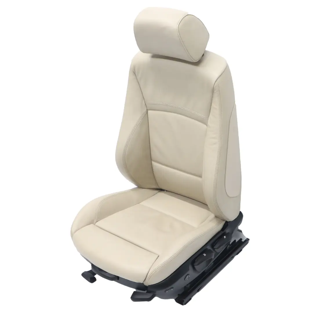 BMW E90 E91 M Sport Front Left Seat N/S Dakota Beige Leather Interior Lumbar