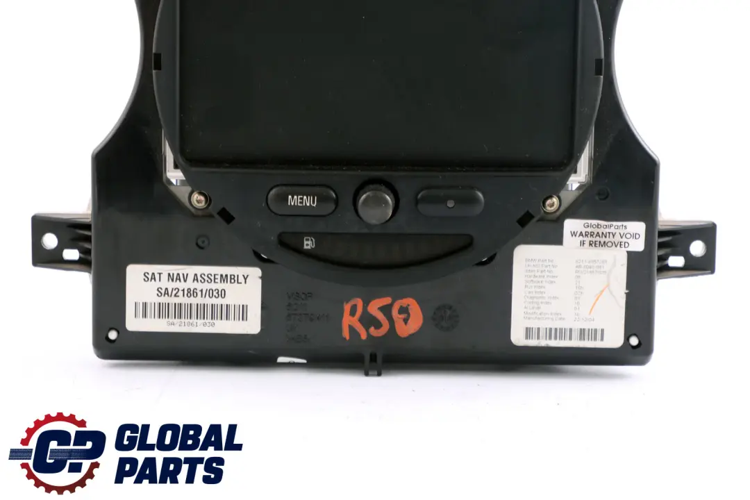 Mini R50 R52 Sat Nav GPS Satellite Navigation Dashboard Display Head 6957268