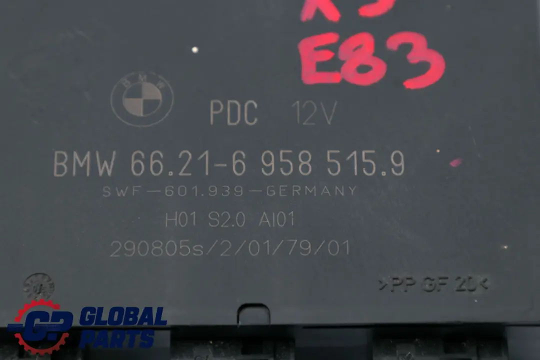 BMW X3 E53 E83 PDC Unidad De Control De Distancia De Aparcamiento Modulo Activo