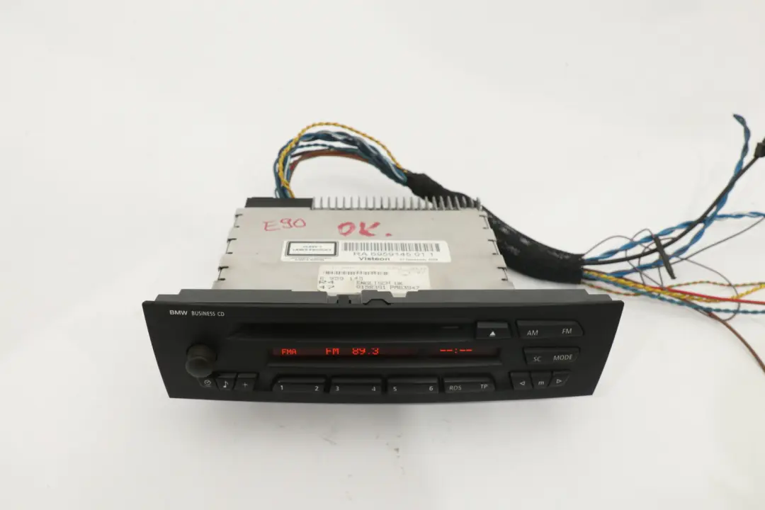 BMW X1 Z4 E81 E82 E84 E87 E89 E90 E91 Radio Business CD Autoradio 6959145