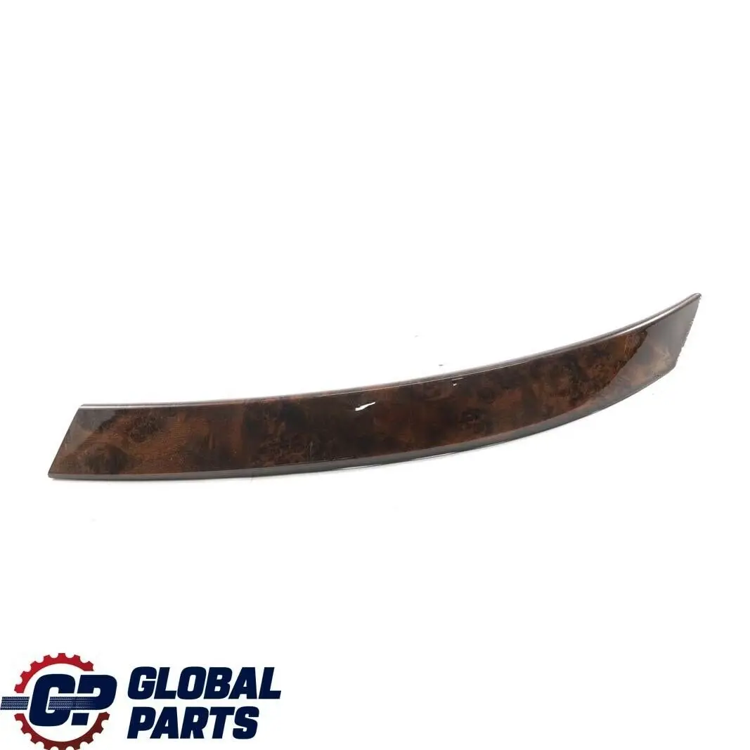 BMW E60 E61 Tirador Embellecedor Trasero Derecho Poplar Woodgrain Marron