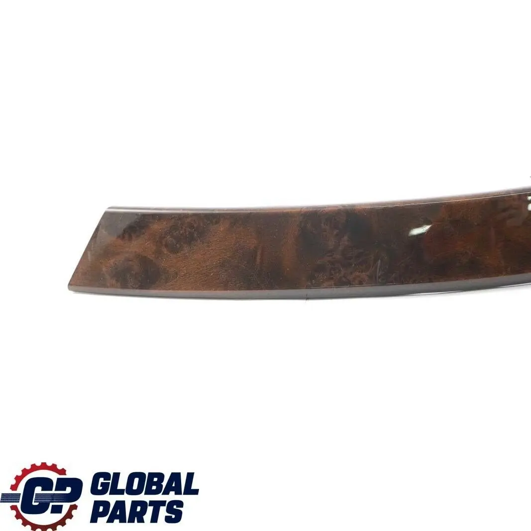 BMW E60 E61 Tirador Embellecedor Trasero Derecho Poplar Woodgrain Marron