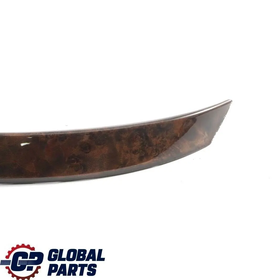 BMW E60 E61 Tirador Embellecedor Trasero Derecho Poplar Woodgrain Marron