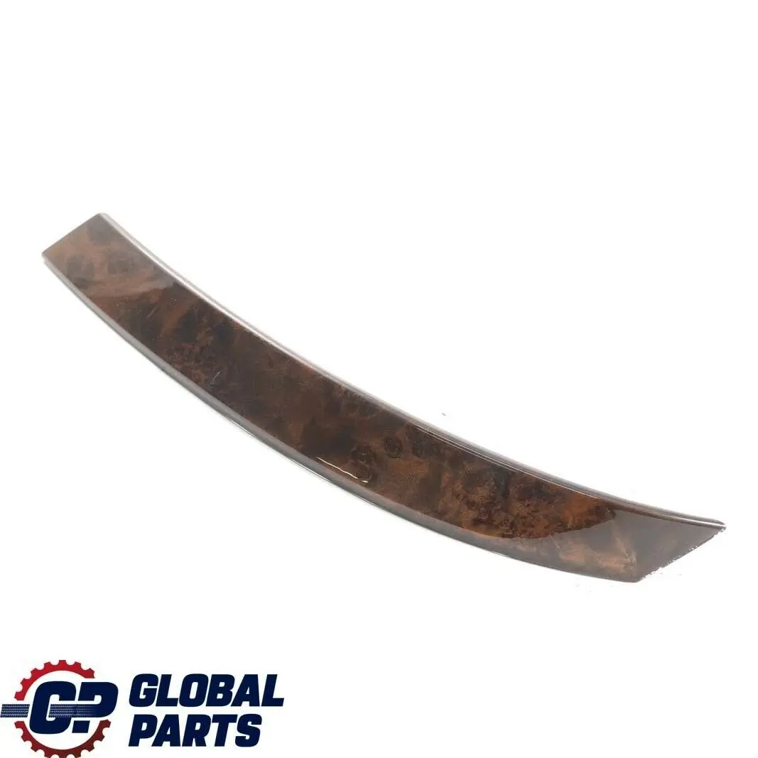 BMW E60 E61 Tirador Embellecedor Trasero Derecho Poplar Woodgrain Marron