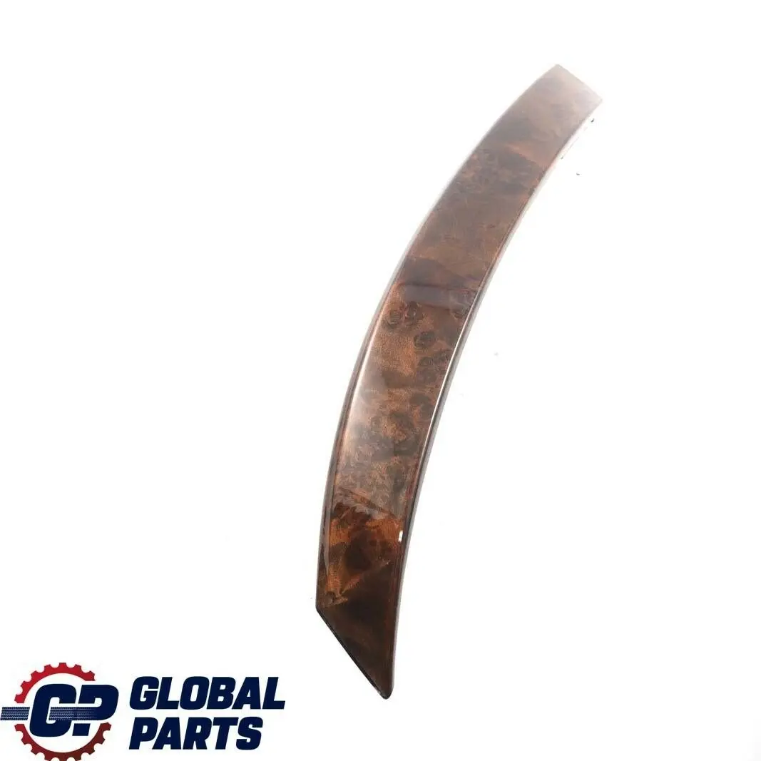 BMW E60 E61 Tirador Embellecedor Trasero Derecho Poplar Woodgrain Marron