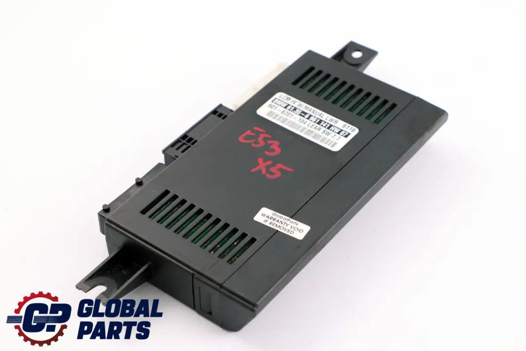 BMW X5 E53 Light Check Module Control Unit ECU Xenon Lear LCM IV 6961141 