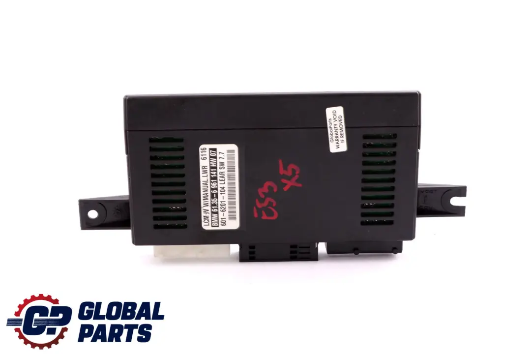 BMW X5 E53 Light Check Module Control Unit ECU Xenon Lear LCM IV 6961141 