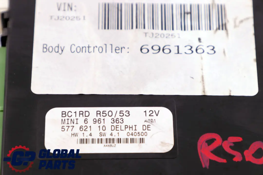 Mini Cooper One R50 R53 Body Control Unit Basic Module BCM 6961363