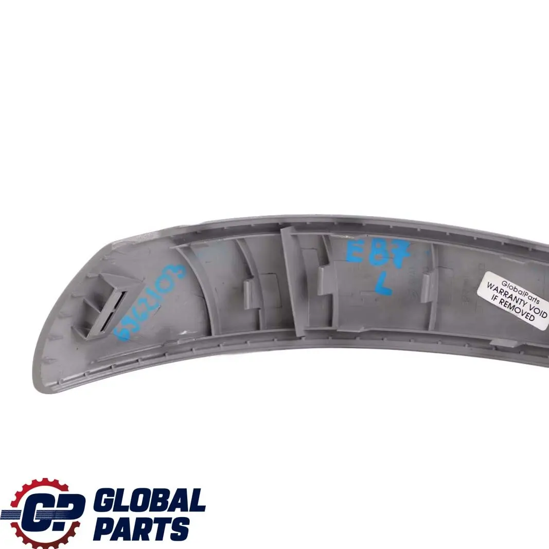 BMW E81 E82 E87N E88 Embellecedor Interior Tirador Puerta Izquierdo Titan Mate