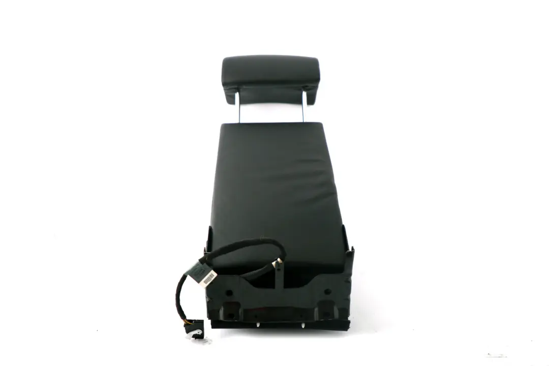 BMW E65 E66 Asiento Trasero Apoyabrazos Reposacabezas Consola Cuero Negro