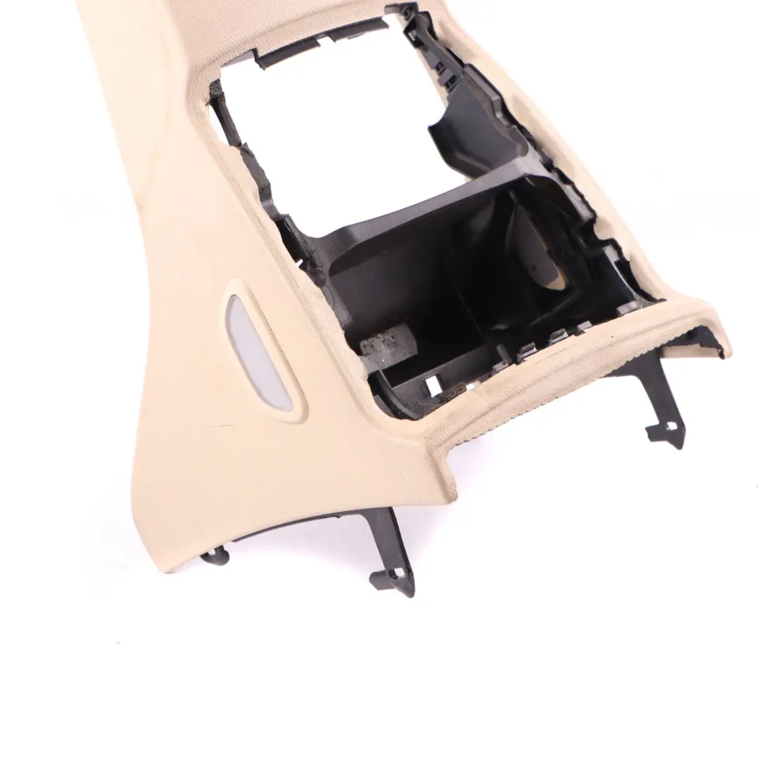 BMW 3 Series E92 E93 Cover Centre Console Rear Creambeige Beige 6963902