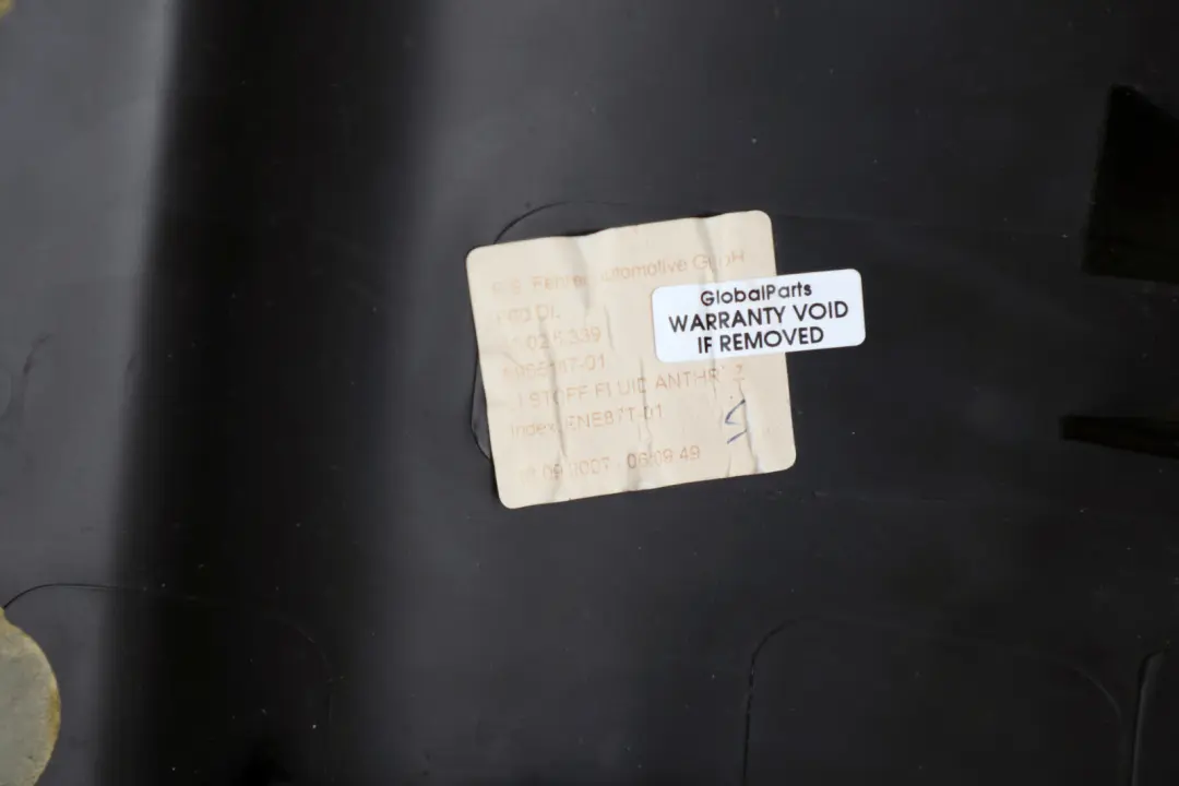 Side Finisher Rear Seat Left N/S Cloth Fabric Anthracite BMW 5 Series E60 LCI - SKU 6965187 - Part number 6965187