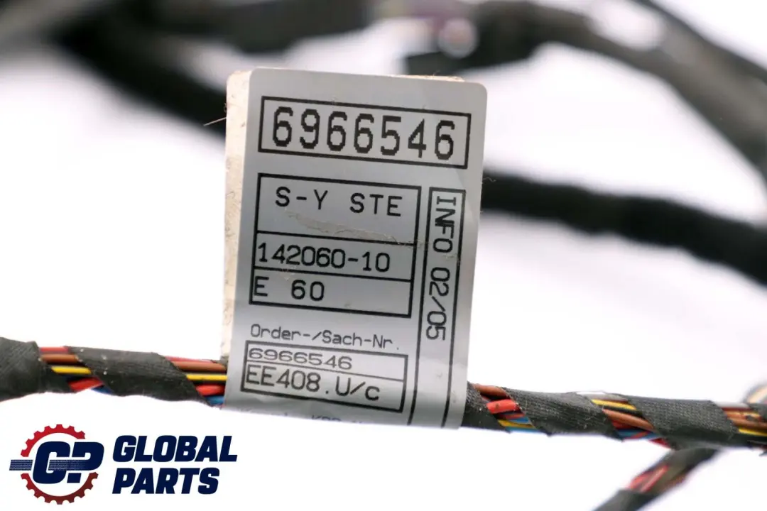 BMW 5 Series E60 E61 Front Door Wiring Loom Harness Driver Side 6966546