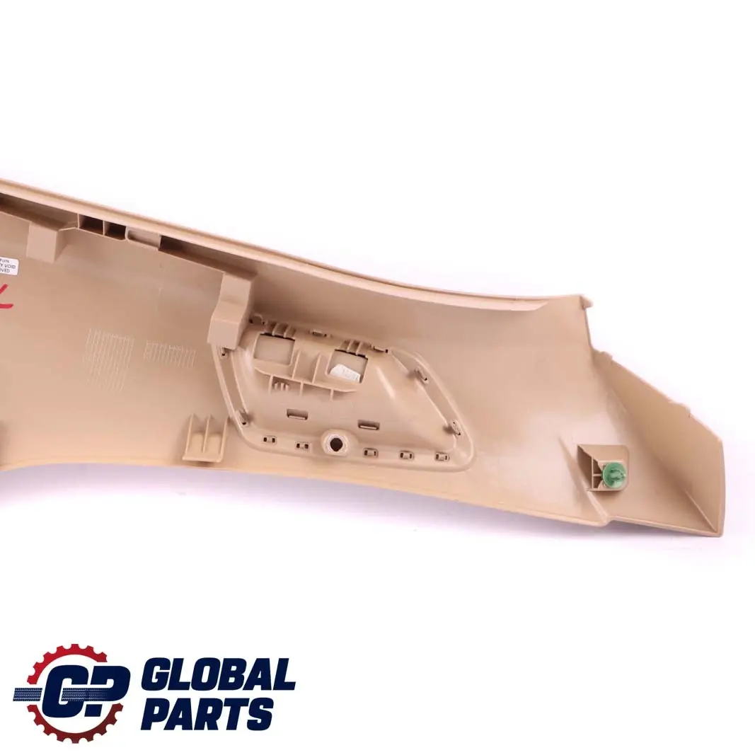 BMW X5 Series E70 Cover D-Pillar Trim Rear Left N/S Savannabeige 7154837