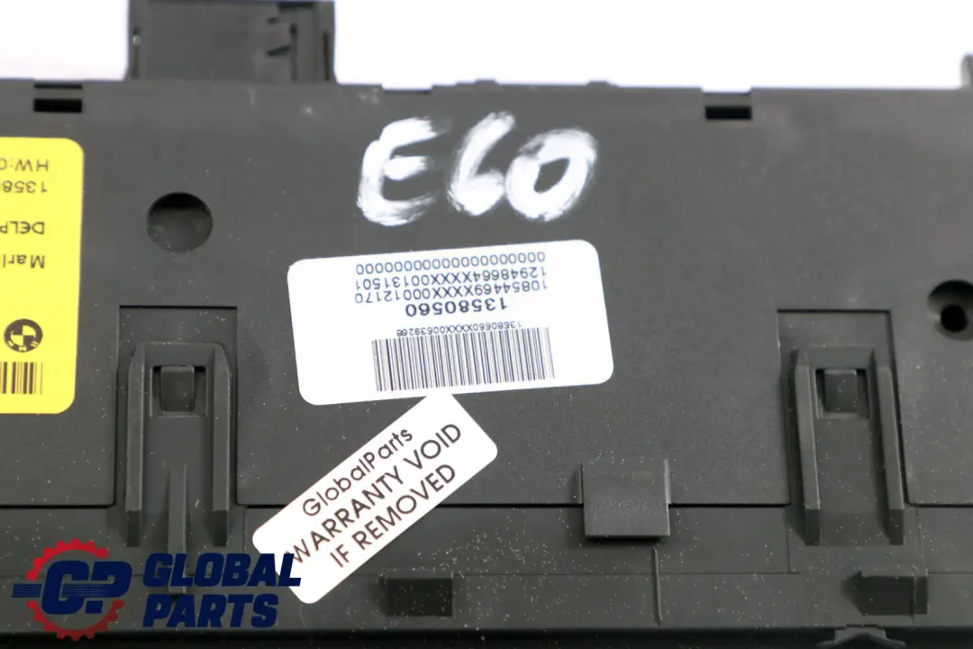 BMW E60 E61 Interruptor Consola Central DTC PDC 6969418